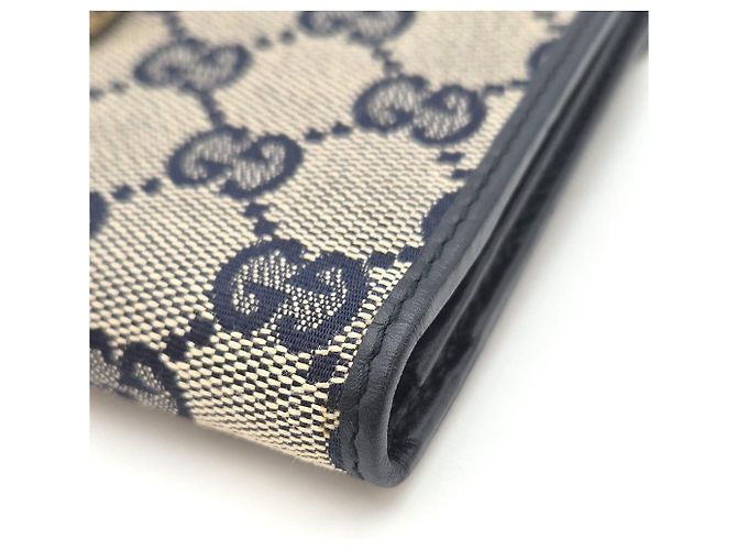 Gucci Cartera larga con solapa de lona - vista 11