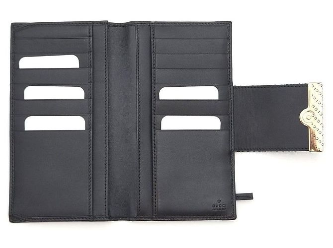 Gucci Cartera larga con solapa de lona - vista 12