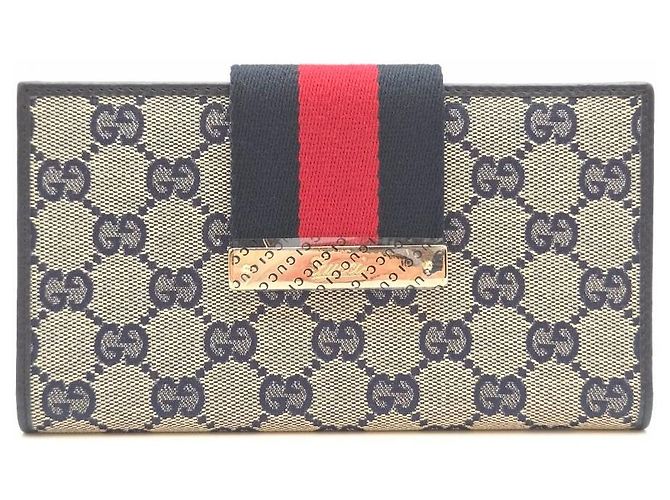 Gucci Cartera larga con solapa de lona - vista 4