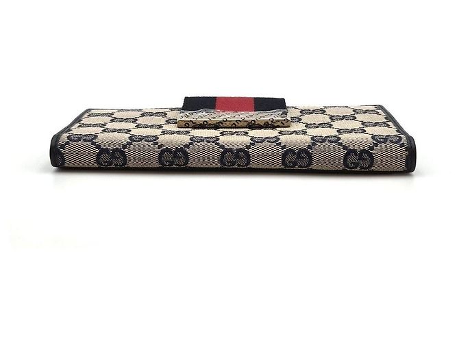 Gucci Cartera larga con solapa de lona - vista 9