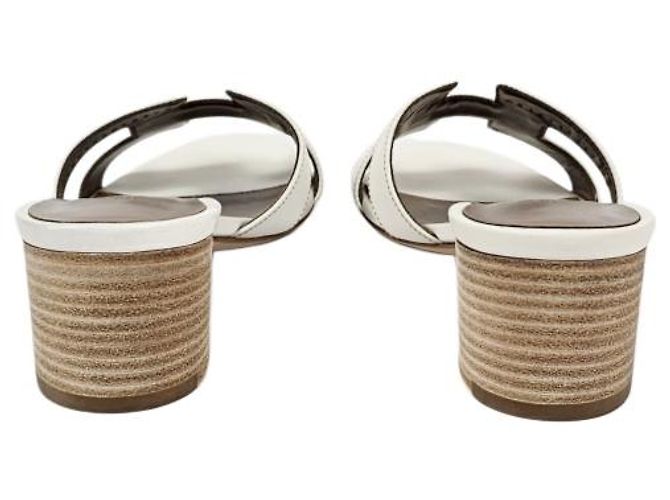 Hermès Sandali ciabatte Oasis da donna Blanc - vista 11