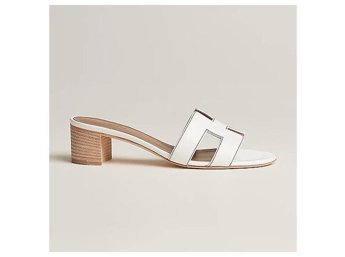 Hermès Sandali ciabatte Oasis da donna Blanc - vista 4