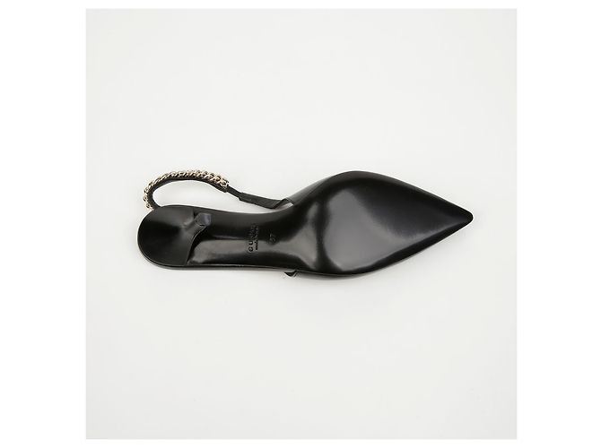 Gucci Slingback Pumps aus schwarzem Leder - Ansicht 10