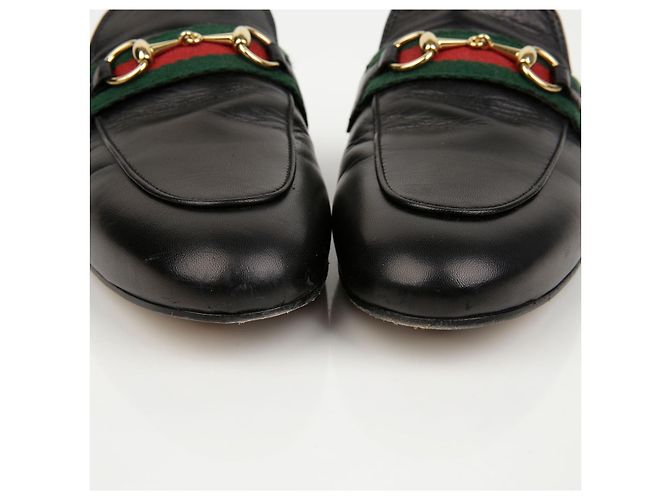 Gucci Mocassini Princetown in pelle nera - vista 6