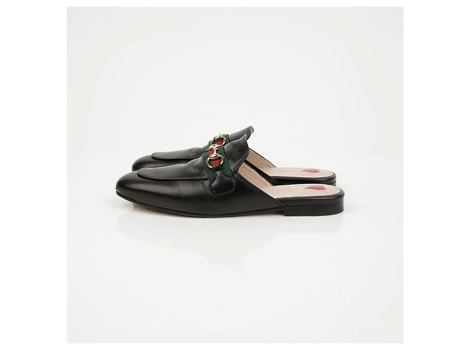 Gucci Mocassini Princetown in pelle nera - vista 7
