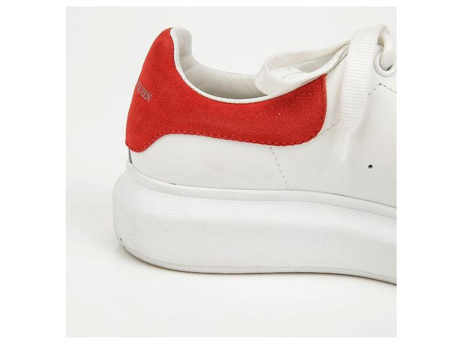 Alexander Mcqueen Sneakers Oversole Red Tab White - vista 10