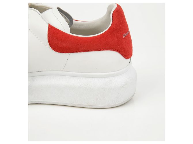 Alexander Mcqueen Sneakers Oversole Red Tab White - vista 13
