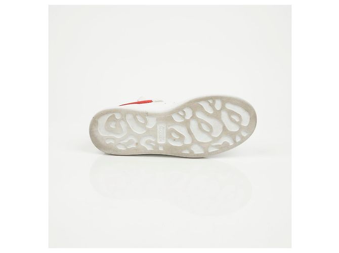 Alexander Mcqueen Sneakers Oversole Red Tab White - vista 15
