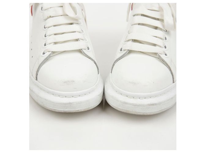 Alexander Mcqueen Sneakers Oversole Red Tab White - vista 5