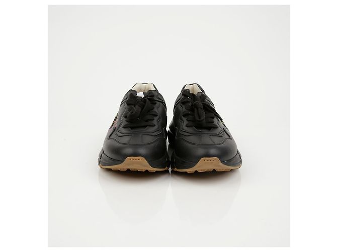 Gucci Sneakers da donna Lighton Rainbow Leather Nero - vista 3