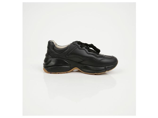 Gucci Sneakers da donna Lighton Rainbow Leather Nero - vista 6