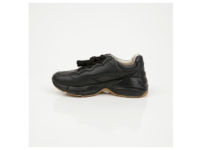 Gucci Sneakers da donna Lighton Rainbow Leather Nero - vista 9