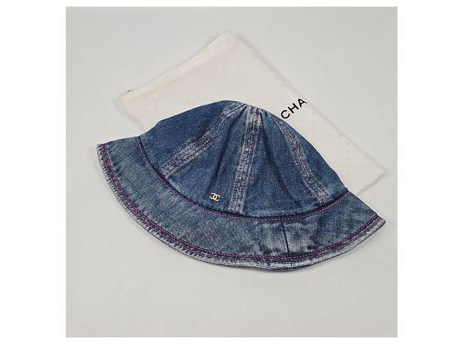 Chanel Vintage Denim Bucket Hat - Ansicht 2