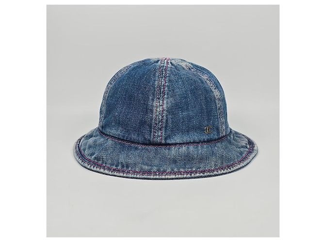 Chanel Vintage Denim Bucket Hat - Ansicht 4