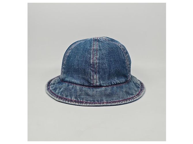 Chanel Vintage Denim Bucket Hat - Ansicht 6