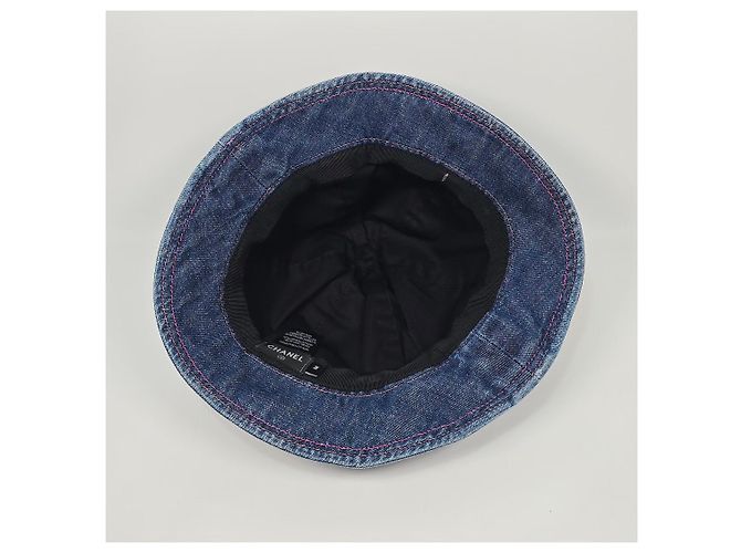 Chanel Vintage Denim Bucket Hat - Ansicht 8