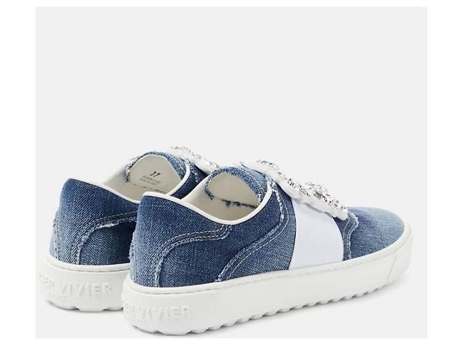 Roger Vivier Vivier Strass Denim Sneaker - Ansicht 11