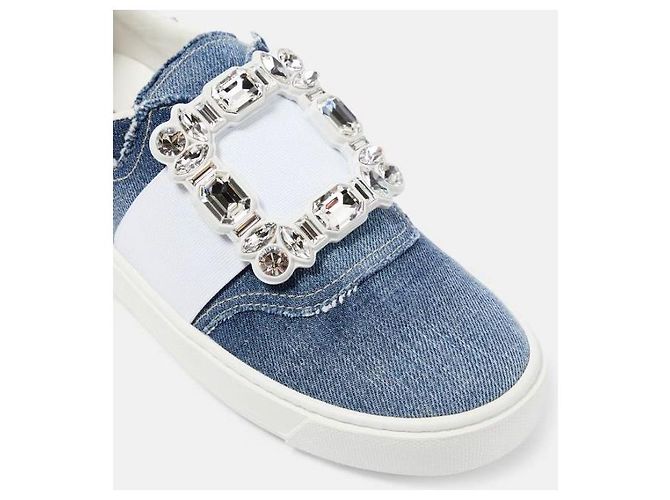 Roger Vivier Vivier Strass Denim Sneaker - Ansicht 3