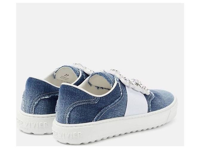 Roger Vivier Vivier Strass Denim Sneaker - Ansicht 5