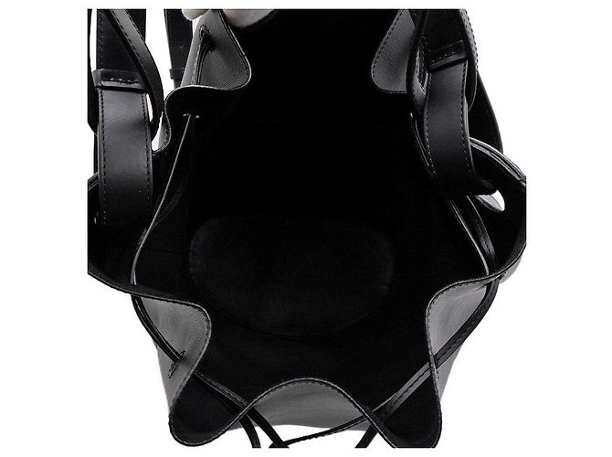 Loewe Black Leather Balloon Backpack - view 5