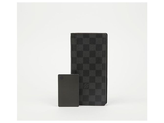 Louis Vuitton Cartera Brazza Damier Graphite - vista 12