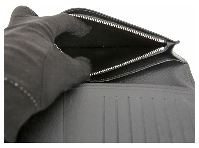 Louis Vuitton Cartera Brazza Damier Graphite - vista 7