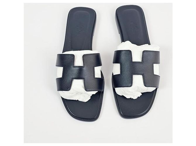Hermès Sandali in vitello traforati con scatola - vista 7
