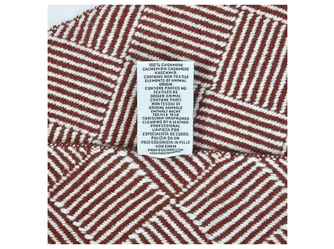 Hermès Sciarpa Cinetique in cashmere - vista 12