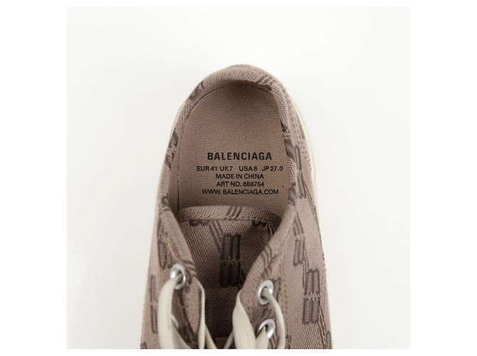 Balenciaga Baskets Paris Low BB Monogram - vue 11