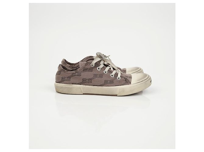 Balenciaga Baskets Paris Low BB Monogram - vue 3