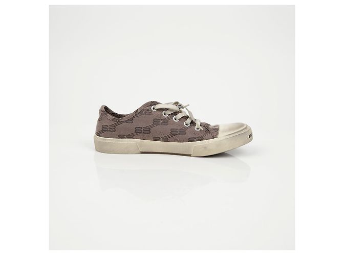 Balenciaga Baskets Paris Low BB Monogram - vue 7