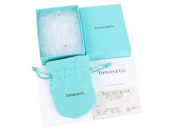 Tiffany & Co Bracciale Elsa Peretti Color By The Yard in Tanzanite e Argento - vista 5