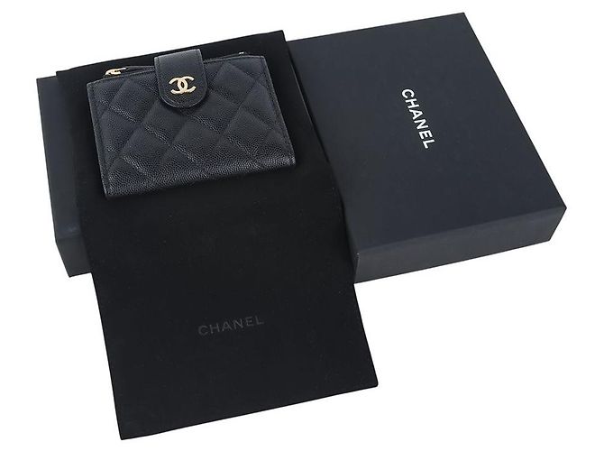 Chanel Cartera Caviar de doble cremallera - vista 6
