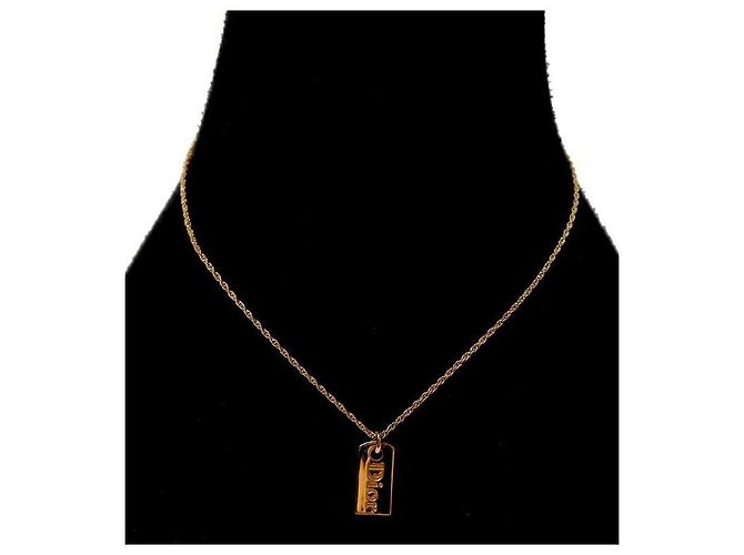 Collar Dior Plate Gold - vista 5