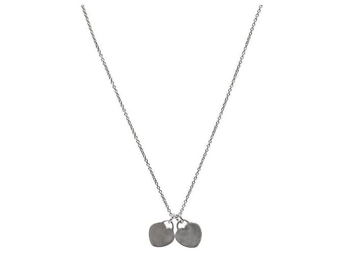 Tiffany & Co Collana Doppio Cuore in Argento - vista 2
