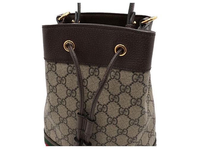 Gucci Borsa a secchiello crossbody Ophidia Small GG - vista 10