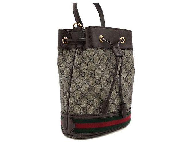 Gucci Borsa a secchiello crossbody Ophidia Small GG - vista 3