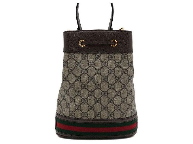 Gucci Borsa a secchiello crossbody Ophidia Small GG - vista 4