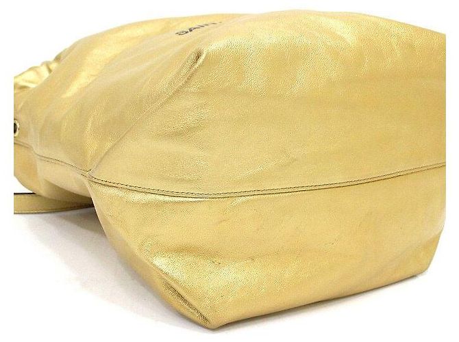 Autre Marque Borsa a secchiello Gold Teddy con coulisse - vista 7