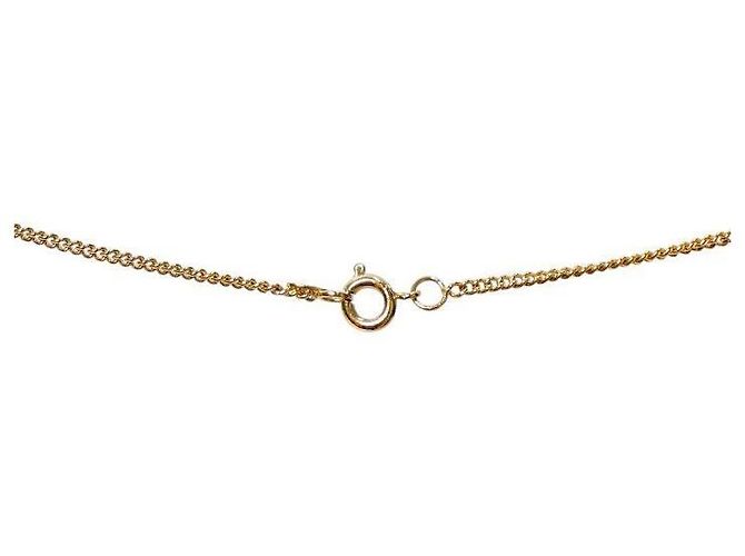 Chanel Black Cubic CC Gold Necklace - view 3