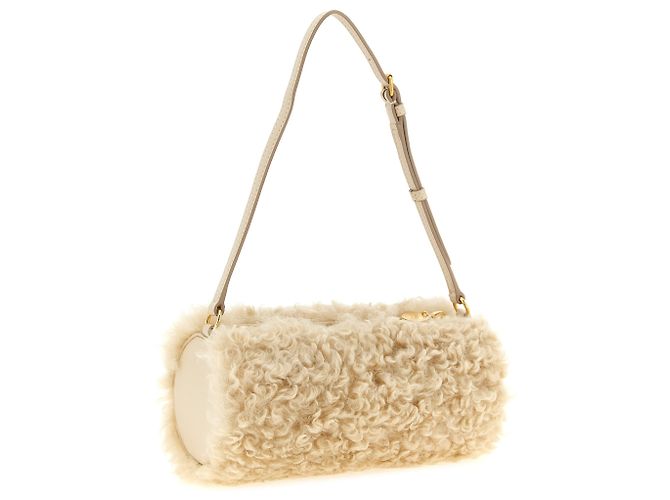 Stella Mc Cartney Beiges Clutch aus Polyester - Ansicht 2