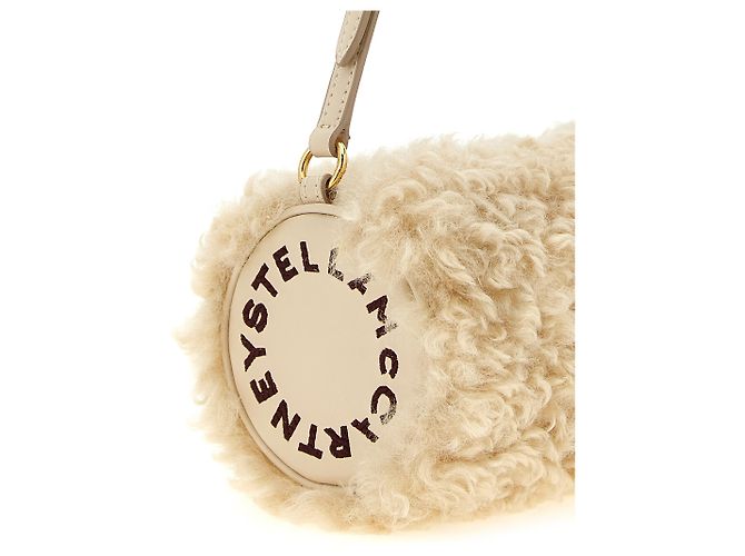 Stella Mc Cartney Beiges Clutch aus Polyester - Ansicht 3