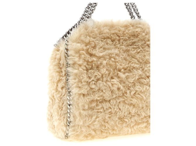 Stella Mc Cartney Borsa in poliestere beige - vista 3