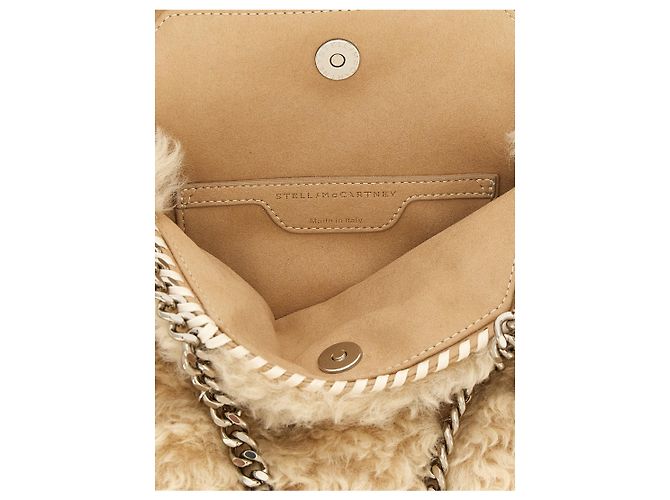 Stella Mc Cartney Borsa in poliestere beige - vista 4