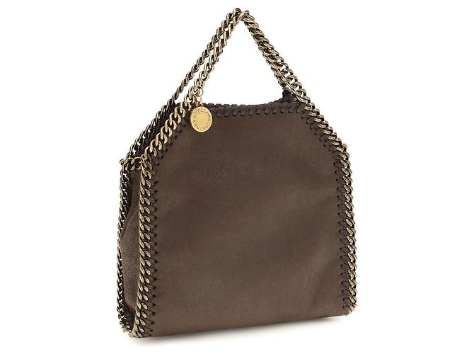Stella Mc Cartney Borsa in pelle scamosciata marrone - vista 2