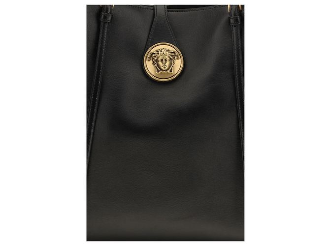 Versace Borsa a tracolla Black Lamb Ovis Aries - vista 4