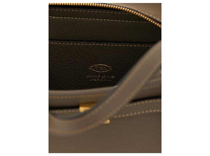 Tod's Tote Bag aus grauem Kalbsleder - Ansicht 4