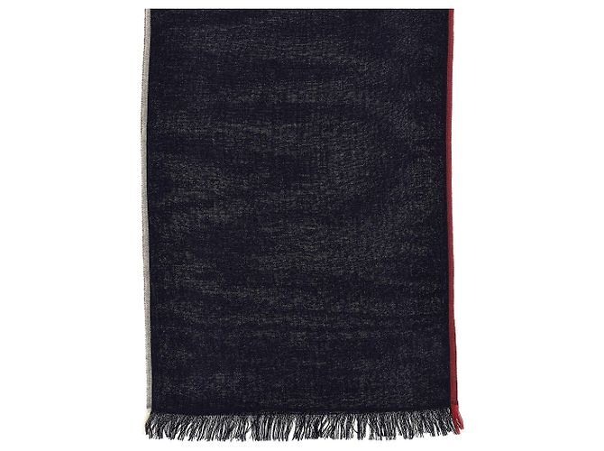 Sciarpa Brunello Cucinelli in cashmere e seta blu - vista 2