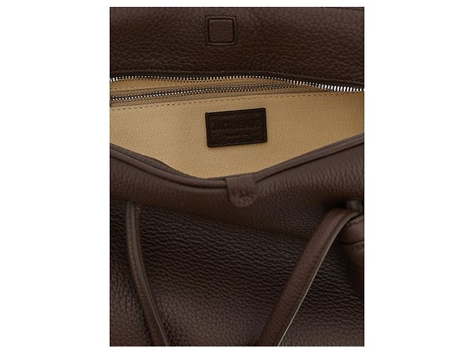 Jacquemus Borsa a tracolla in vitello marrone - vista 4