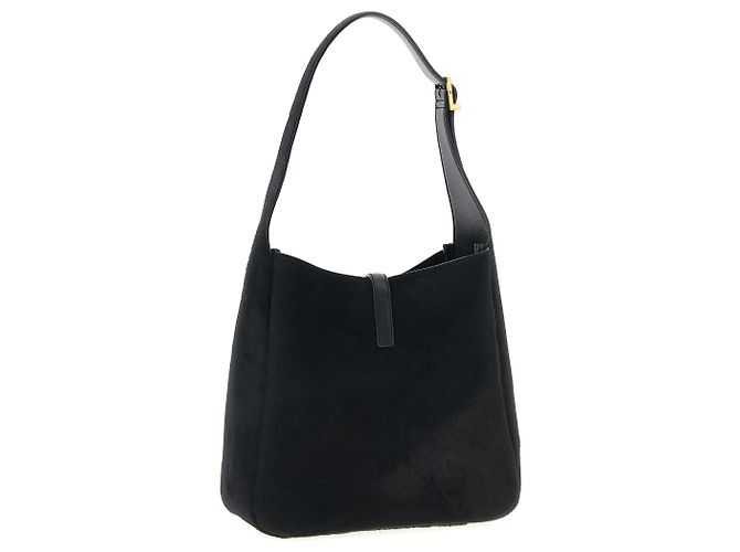 Autre Marque Borsa a tracolla in vitello nero - vista 2